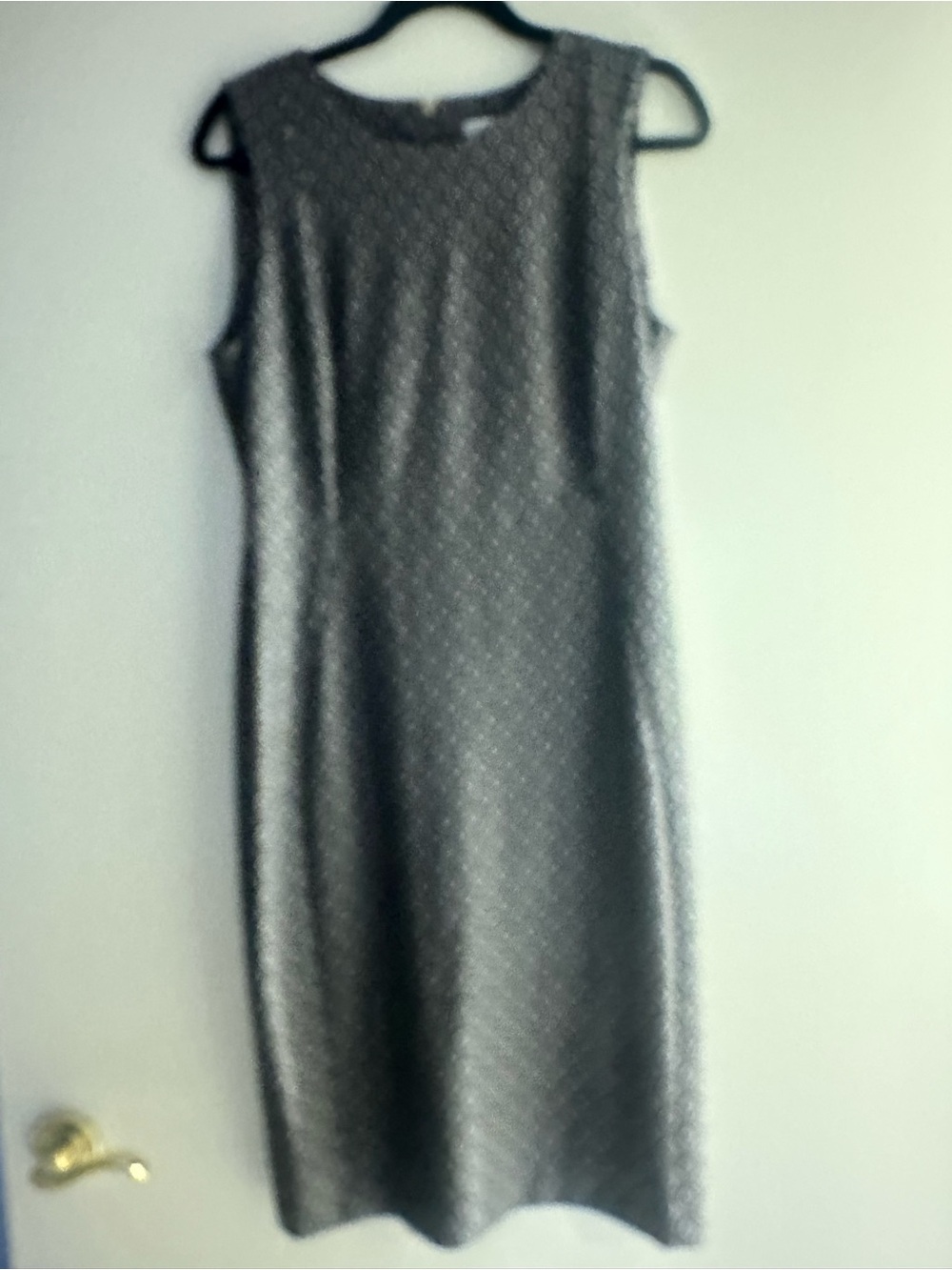 Calvin Klein Pattern  Sleeveless Sheath Dress - Classic Elegant Fit ✨